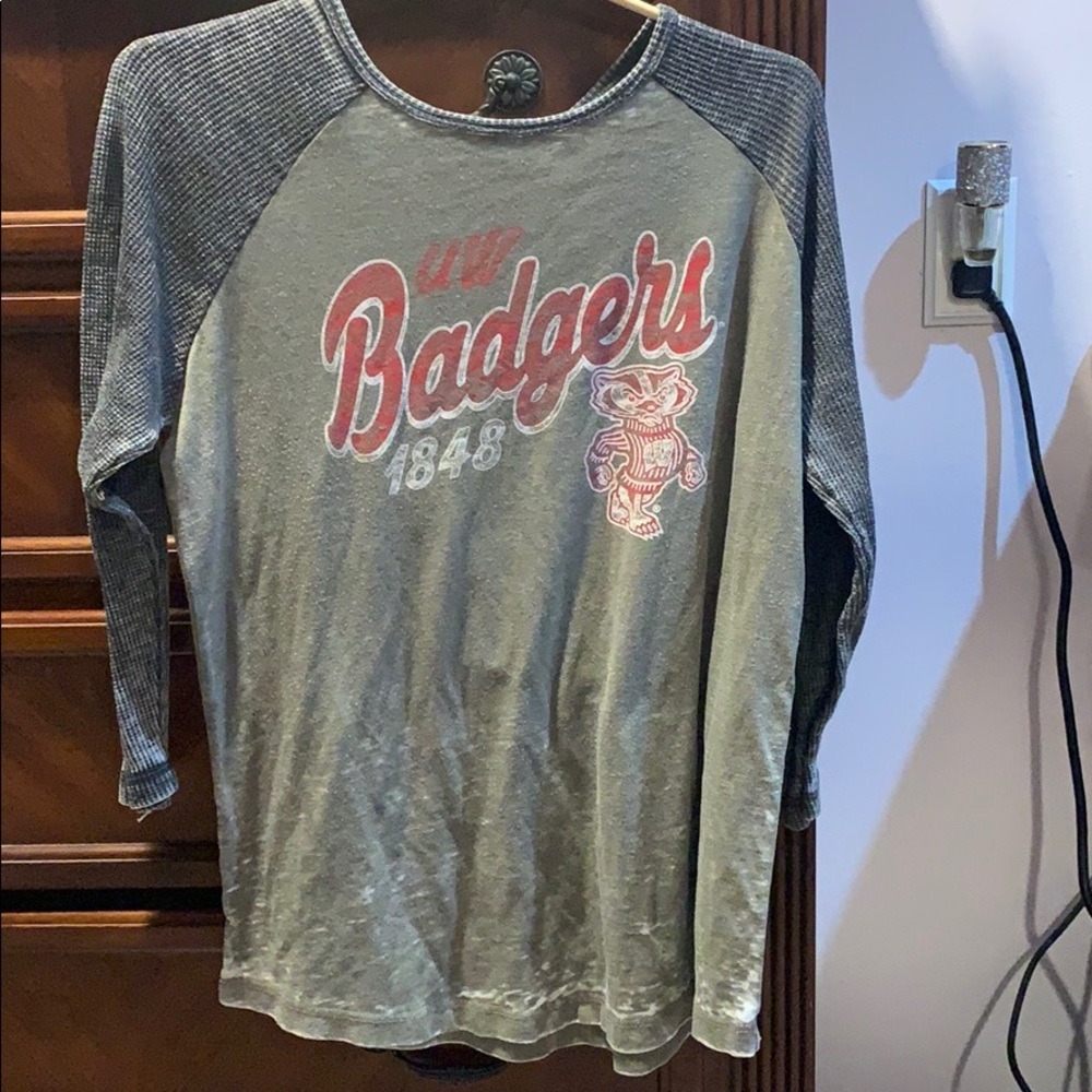 Wisconsin Three Quarter Length Tee